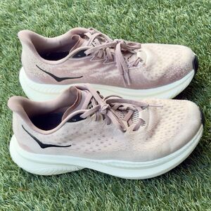 Hoka One One Mach 6 LA Cosmic Pearl Women 8.6B Running Sneakers